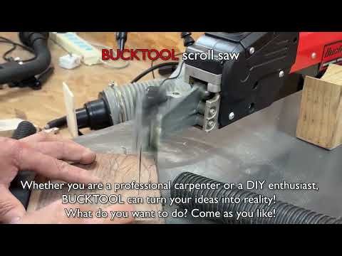 🔧 The perfect tool for creativity: BUCKTOOL scroll saw!
