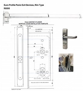 [Hot Item] N500 Panic Exit Device Mortise Type