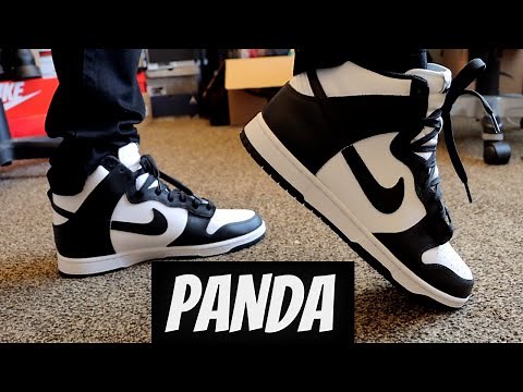 Nike Dunk High Panda Unboxing + On Feet!