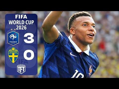 Mbappe on FIRE! France 3-0 Sweden 2026 World Cup Highlights