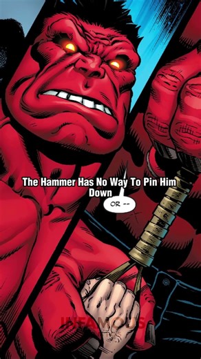 How Red Hulk CHEATED Thor's Hammer 🔨