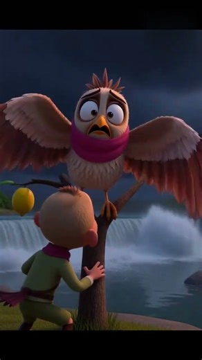 The Sparrow Who Grew a Tiny Seed into a Big Tree#ai #animation #shorts #funny #fypage #foryou