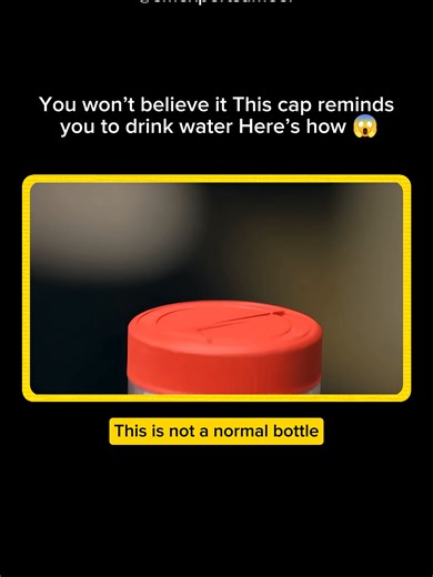 Innovative Water Bottle Cap Design for Smart Hydration