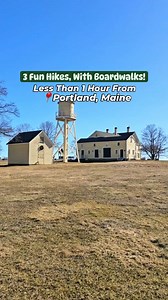 We Love Fun Hikes With Long Boardwalks! These Three Are Fun, Easy... And Within An Hour Of Portland, Maine! Save For Your Next Adventure ⏬️ 1: Wells Reserve At Laudholm: • Location: 342 Laudholm Farm Rd, Wells, Maine: Follow the signs for Wells Reserve at Laudholm from RT 1 • Hours: 7am- Sunset • Cost: $6 • Parking: Yes • Bathrooms: Yes • Dogs: No • Trail Length: 2.5 miles • Difficulty: Easy • Loop Route: Knight Trail ➡️ Barrier Beach ➡️ Laudholm Beach ➡️ Laird-Norton ➡️ Farely 2: Ferry Beach St