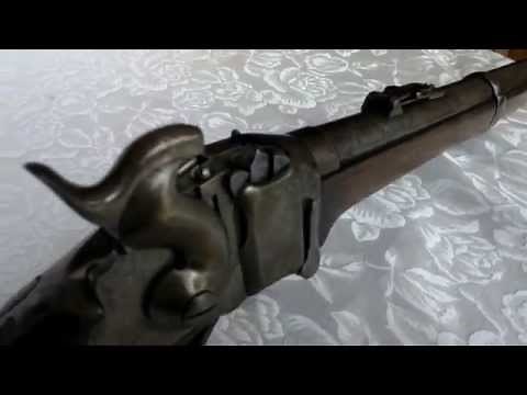 Original Sharps Model 1859 Cavalry Carbine overview & firing