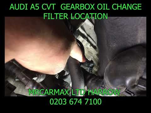 AUDI A6 A5 A4 CVT GEARBOX OIL AND OIL FILTER CHANGE AUDI CVT GEARBOX SLIPPING PROBLEM SOLVED