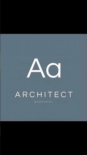 10 Fonts That Every Architect Must Know! | Best Architecture Fonts #Architecture #CreativeDesign