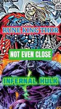 Rune King Thor Vs Infernal Hulk #marvel #Infinitebattles #RuneKingthor #InfernalHulk