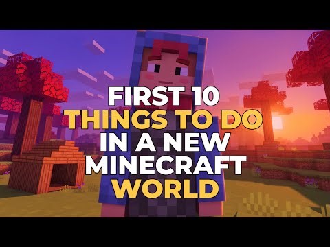 First 10 Things to Do in a New Minecraft World (Beginner Guide 2026)