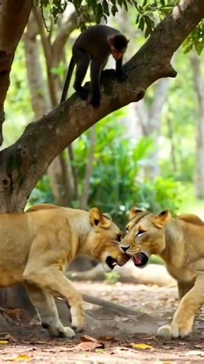 Lion Vs Lion#shortsfeed#shortvairal#aicreation#youtubeshorts