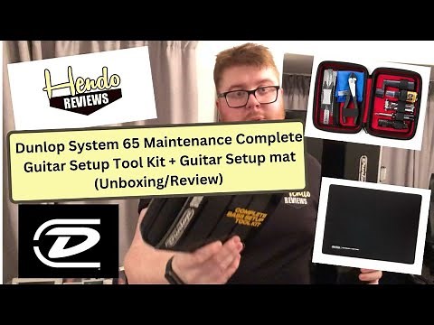Dunlop System 65 Maintenance Complete Guitar Setup Tool Kit + Guitar Setup mat (Unboxing/Review)