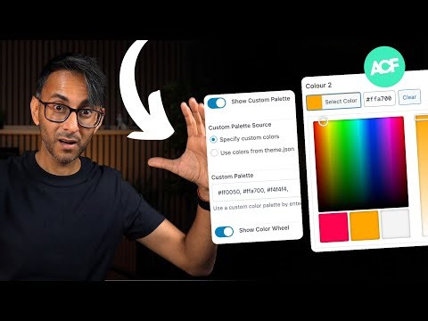 Control the Colours they pick with ACF's upgraded field