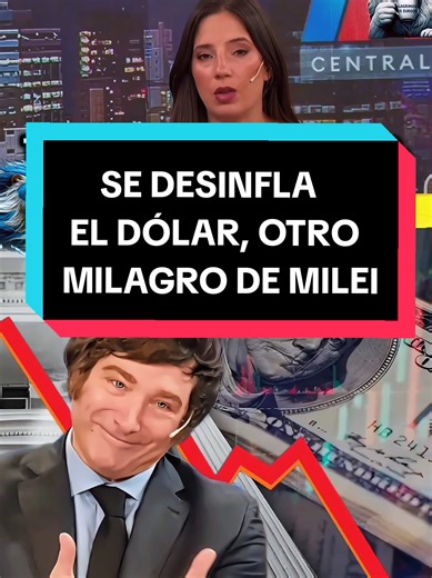 SE DESINFLA EL DÓLAR, OTRO MILAGRO DE MILEI El DÓLAR continúa DESINFLADO y CERRÓ A $1371, valores que no se observaban desde octubre del año pasado. Además el BCRA compró USD 95 millones en el día. ¡¡MILEI sigue fortaleciendo el peso argentino!! #milei #javiermilei #lalibertadavanza #kuka #kirchnerismo