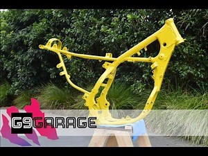 Frame Repair and Paint - 1992 RM250 Restoration - Episode 12