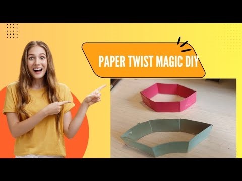 Paper Twist Color Change Magic Trick