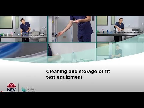 Cleaning and storage of fit test equipment - Video 3