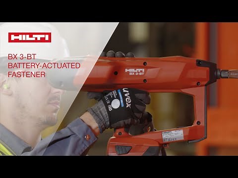 INTRODUCING Hilti Battery-Actuated Fastener BX 3-BT