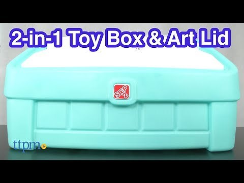 2-In-1 Toy Box & Art Lid from Step2