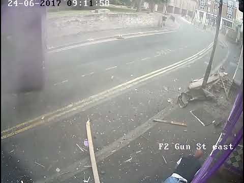 And if a double decker bus crashes into us