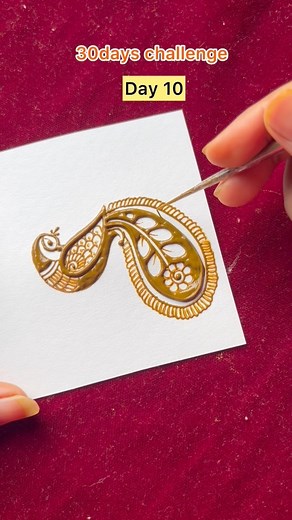140K views · 1.4K reactions | 10/30 days challenge// peacock design tutorial #mehendi #reelsfb #trendingreels #reelschallenge #henna #highlight #mehendi #mehndidesign #hennadesign Tulshi Roy | Tulshi Roy | Facebook