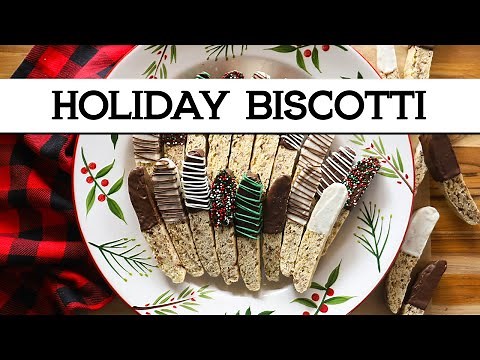 Simple AND Delicious Biscotti Recipe | holiday biscotti cookies