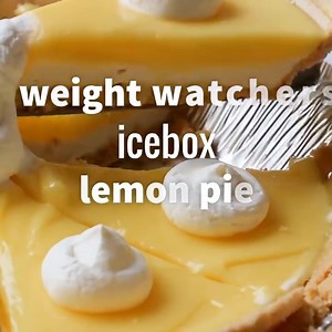 14K views · 35 reactions | Make our simple and delicious Lemon Icebox Pie that is also Weight Watchers friendly in just a few minutes! This is a great Weight Watchers FreeStyle dessert recipe you will love! 8 Servings (1/8th pie per serving) 6 SmartPoints per serving on Weight Watchers FreeStyle Plan, Flex Plan, Your Way Plan, and Beyond the Scale Plans 4 Points Plus per serving | Weight Watchers Daily Recipes | Facebook