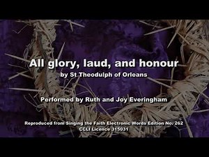 All glory, laud, and honour. Lyric video (StF 262)