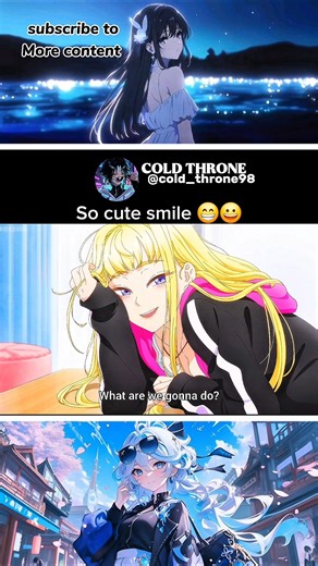 So cute smile 😁😀|| #anime #animeedit