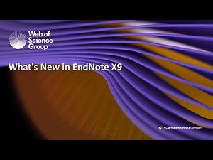 What's New in EndNote X9