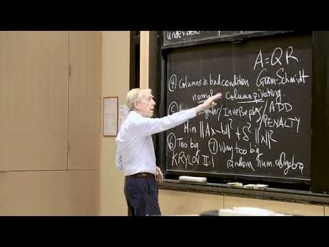 Matrix Methods in Data Analysis, Signal Processing, and Machine - MIT - Lec 10