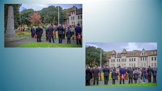 Remembrance Sunday – Conwy Sul y Cofio – Conwy 9 November 2025 The annual Act of Remembrance, service, and parade took place in Conwy on Sunday, 9 November 2025. The parade, led by the Cambria Band, made its way from Bodlondeb to St Mary’s and All Saints Church, where the service was conducted by Rev. Kevin Ellis. The event brought together the Mayor of Conwy, Cllr Gary Willets, members of Conwy Town Council, civic dignitaries, serving and former members of the Armed Forces, members of the Royal