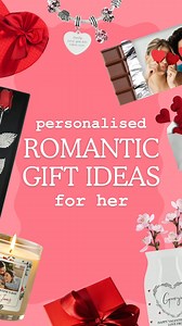 Shop personalised Valentine's Day gifts she will love. Romantic, thoughtful and made just for her! 🌹 | Personalised Gifts Shop