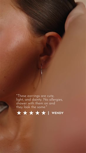 Real reviews. Real sterling silver. Quality you can see—and feel. #daintyjewelry #earringstyle #heirloomjewelry #goldjewelryaesthetic #eomjewelry #adhesiveearrings #goldhoopearrings #14kgoldheartearrings #uniqueearrings #hoops #silverjewelry