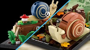 LEGO Ideas Friendly Snails remains faithful to fan design