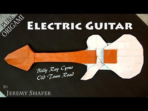 How to make an Electric Guitar - Pure Origami