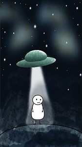 Alien 👽 Abduction (animated short) #2danimation #doodle #shorts #animation #cartoon