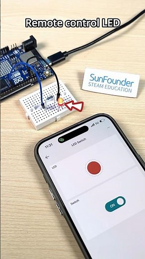 LED Control with ‪@Arduino‬ IoT Cloud & Arduino Uno R4 WiFi! #arduino #diy #tech #iot #programing