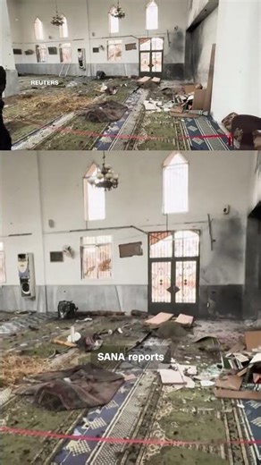 Deadly explosion at Syrian mosque during Friday prayers