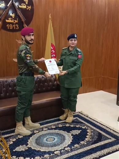 Good Duty Certificate Presentation by Mrs. Nayab Moiz