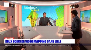 Le focus: deux soirs de vidéo mapping dans Lille | BFM Grand Lille