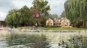 Baca reveals proposals for world’s largest amphibious house