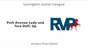 LJL24 - Class 81 - Park Avenue Lady and Tara Duff, Up