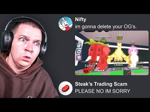 I Shutdown Steak's Roblox Scam Server In Steal A Brainrot..