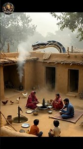 “🐍😱 Giant Snake Enters Village Home — Family Screams for Help! | Unbelievable Morning Scene!”