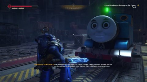 Warhammer 40K: Space Marine 2 - Thomas the Tank Engine Mod Gameplay
