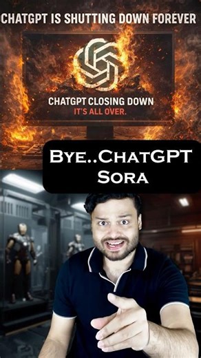 $1 Billion Business CLOSED in 1 Day! Why ChatGPT is Shutting Down Sora? #shorts