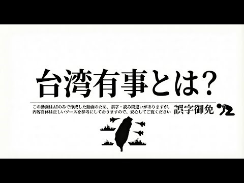台湾有事とは AIでさらっと解説