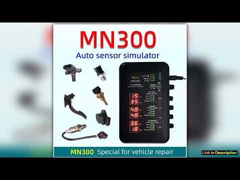 Update MN300 Auto Sensor Simulator Automotive Tester Car Rail Oxygen Oil Pressure Flow Sensor Signa