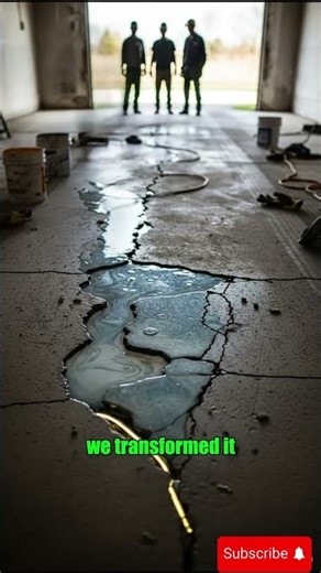 Why Does This Garage Floor Look Like Lava? 🔥 #shorts #epoxy