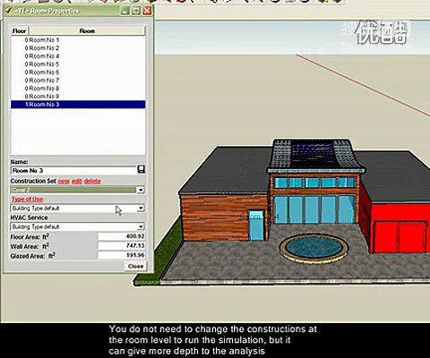 IES SketchUp plug-in Setting Constructions